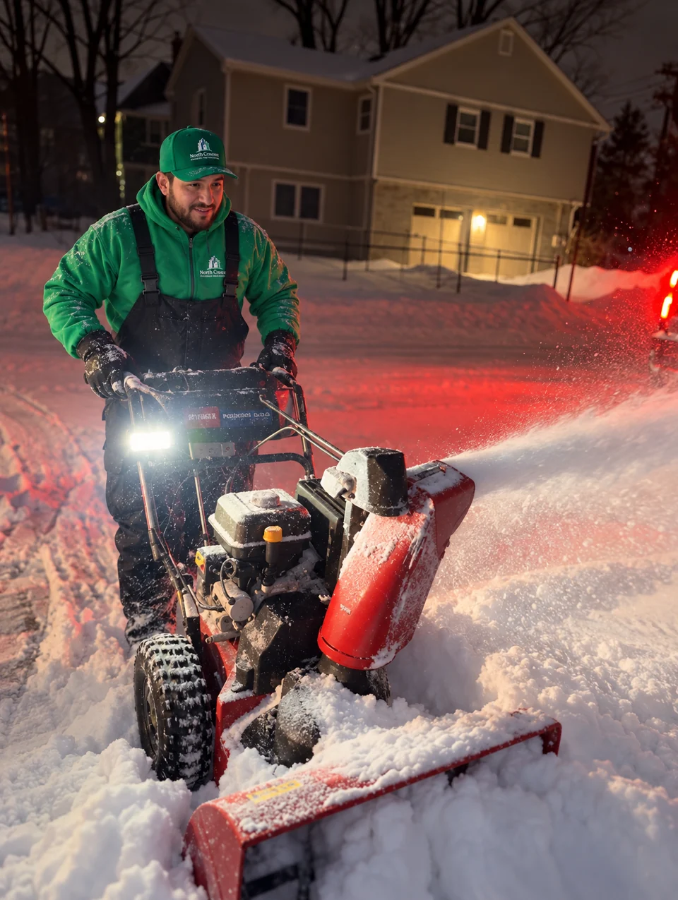 Seasonal residential snow removal service in Moncton, New Brunswick